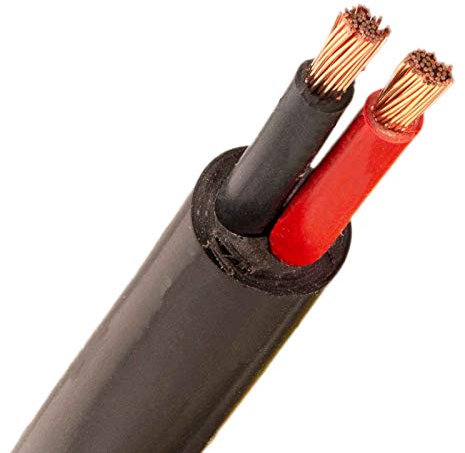 DCSk - Cable de coche redondo de 5 m, 2 x 2,5 mm², 2 núcleos, cable de remolque FLYY - 2 5 mm2