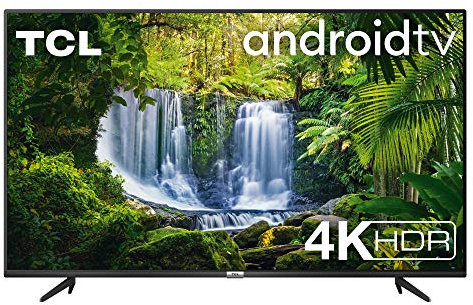 TCL 50BP615E TV LED 50 pouces (126cm) Smart TV (4K Ultra HD, HDR 10, Triple Tuner, Android TV, Micro Dimming PRO, Prime Video, Alexa et Google Assistant, Chromecast built-in)