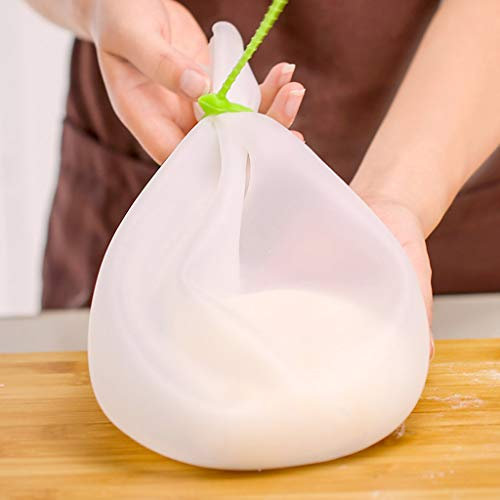 karrychen Silicone Dough Flour Kneading Mixing Bag Reusable Cooking Pastry Kitchen Tool