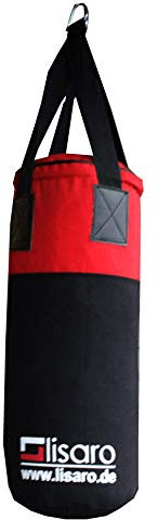 Jugend/Kinder Boxsack Ca. 9_kg Boxsack ca.60 X 25 cm, Farbe schwarz- rot