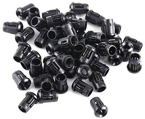 50Pcs LED-Halter Panel Emittierende Diodenhalter Clip Lünette Montage Lampenfassung Diodenhalter 3mm 5mm 8mm 10mm(8mm)