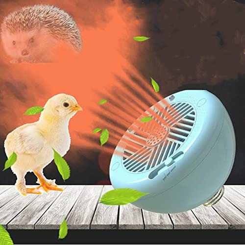 DJLOOKK Hühnerstall-Heizungen, 3 Modi einstellbare Wattzahl, Outdoor-Haustierkäfigwärmer, Tierhaus Elektrische Infrarotheizungen für Küken-Kätzchen-Welpen-Haustiere Tiere