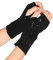 BIBOKAOKE Damen Fingerlose Handschuhe Warme Armstulpen Winter Armwärmer Winterhandschuhe Pulswärmer Strick Kurzer Gestrickte Halb Fingerlose Fäustlinge Bunt Zopfmuster Gestrickte Handschuhe