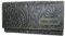 Fregery hochwertige Vintage Leder Damen Geldbörse Portemonnaie langes Portmonee Geldbeutel aus Leder von außen - 18,5 x 9,5 x 3,0 cm (B x H x T) Hill Burry Kollektion (Grün)