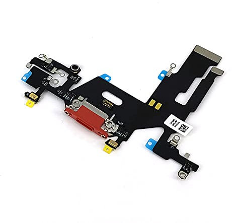 MEEFIX Charging Port USB Connector Dock Assembly Flex Cable Replacement for iPhone 11 (6.1 inch) Green