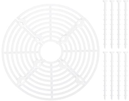 Angoily Pflanzenstütze Blumenstütze Pflanzen Support Stake Kletterpflanze Unterstützung Staudenhalter Pflanzenk?fig Stützring für Topfpflanzen Zimmerpflanzen 17cm
