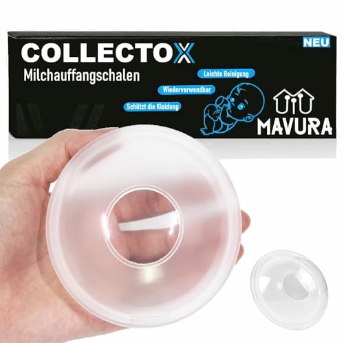 COLLECTOX Brustschalen Milchauffangschale Stillschalen, Mutter Milch Schalen Muttermilchsammler [2er Set]