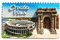 Pula Kroatien Kühlschrank Magnet Tourist Souvenir Kühlschrank Dekoration 3D Magnetaufkleber Handbemalt Bastelkollektion