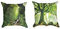 Ulticool - Kissenhülle - Natur Bäume Wasserfall - Set von 2 Motiven – 45 cm x 45 cm - Dekokissen ohne Füllung - Kissenbezug Zubehör für Sofa/Bett - Grün