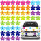 Kingdder Lot de 48 aimants rétro en forme de fleur pour voiture, maison, porte, garage, réfrigérateur, fenêtre, boîte aux lettres