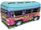 Beistle 56033 61 x 34,3 cm Aufblasbarer Hippie-Bus-Getränkekühler im Stil der 1960er 60er-Jahre-Party-Dekoration und Zubehör, PVC-Kunststoff, Braun