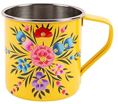 Billy Can - Camping Mug - 450ml - Buttercup Pansy