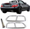 Auspuff Endrohr Blenden Chrom 4 Rohr Optik für Mercedes SLK R171 08-11