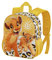 Disney El Rey León-Mochila 3D Pequeña, 26 x 31 cm, Capacidad 8.5 L, Amarillo Africa
