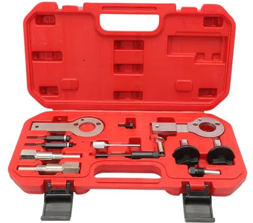 AUROLYNNE Motor Nockenwellen Arretierung Zahnriemenwerkzeug Kompatibel Vauxhall Alfa Saab 1.3 1.9 CDTI 1.6 1.9 2.4 JTD 03-11 1.6, 1.9 8V, 2.4 10V 20V Z19DT Z19DTH Z19DTJ