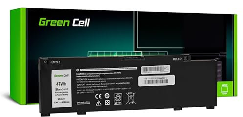 Green Cell 0M4GWP 266J9 M4GWP Batterie pour Dell G3 15 3500 3590 G5 5500 5505 Inspiron 14 5490 Portable (4100mAh 11.4V Noir)