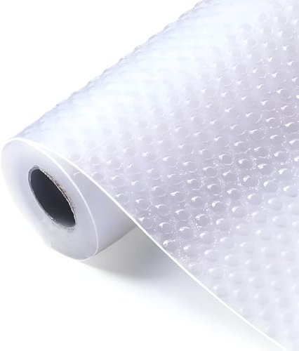 Kitchen Drawer Liners 30cm x 100cm | Cupboard Liners Non Slip PVC Mat Shelf Protector for Fridge Kitchen Cabinets that Protects Against Spills