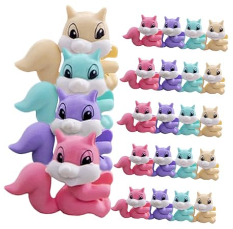 HOOTNEE 50stücke Entzückende Eichhörnchen Radiergummis Dekorative Tier Radiergummis Für Studenten Und Junge Mädchen