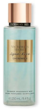 Victorias Secret Aqua Kiss Shimmer Glitzerparfümiertes Wasser, 250 ml