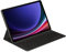 Samsung Book Cover Keyboard Slim Tablet Tasche mit Tastatur für Galaxy Tab S9 | S9 FE | S10 FE Schwarz