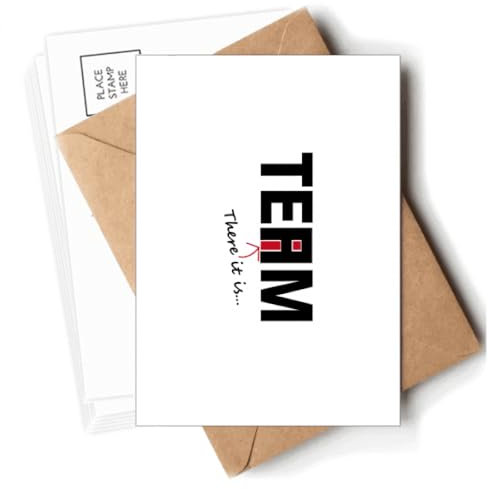 Team Individuelle Suche Art Deco Mode Postkarten Umschläge Blanko Notizkarten Mailing