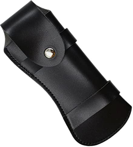 BEBEMOKO Pu Leder Cutter Schutzscheide Robust Langlebig Für Outdoor Cutter Gürtelhalter Schwarz