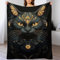 AAPZY Katze Fleece Decke, Flauschige Kuscheldecken, Superweiche Leichte Flannel Wohndecke Mit Druck Für Couch Bett/Sofa （130×180cm）