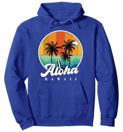 Palm Beach Hawaiian-Shirt Jugend Teenager Junge Mädchen Aloha Hawaii Pullover Hoodie