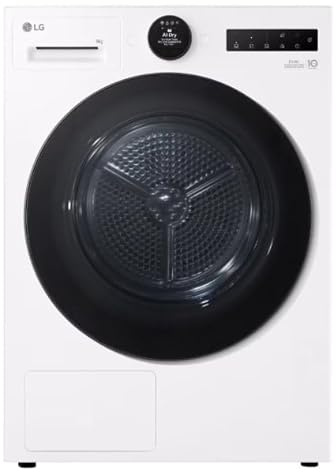 LG RHX7009TWB Secadora de ropa, bomba de calor, carga frontal de 9 kg, clase energética B, control wifi, arranque remoto.