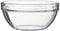 Arcoroc ARC 10022 Empilable Schale, Stapelschale, Schüssel, 20cm, 1.8 Liter, Glas, transparent, 1 Stück