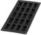 Lékué Molde repostería Financier, silicona platino Negro, 20 cavidades
