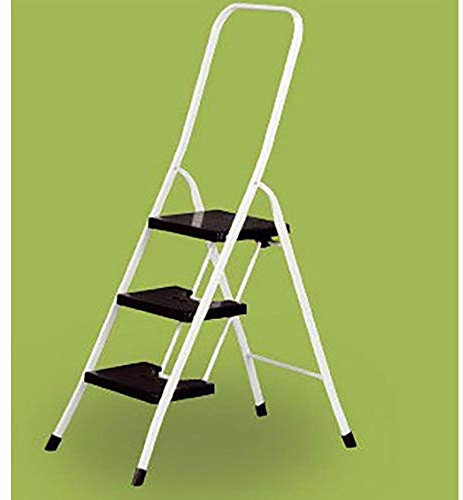 Vervi 3P Escalera B/Alta Homologado Con Tubo, Blanco