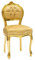 Maxioccaktionen Musikstuhl Barock Gold