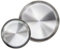 Immokaz Lot de 2 assiettes rondes en acier inoxydable 304 mat poli 25,4 cm pour le camping, le plein air, sans BPA, longueur 25,4 cm
