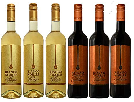 Bianco (3) et Rosso (3) Noblile alla Vaniglia et Cioccololata (6x0,75l)