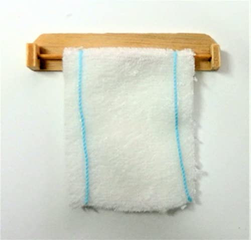 Melody Jane Puppenhaus Wand Regal mit Schiene & Handtuch Miniatur Zubehör