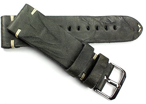 Sulla RIOS 1931 Herren Leder Uhrenarmband Vintage 24mm
