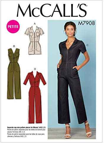 McCall's Sewing Pattern M7908 Misses'/Miss Petite Jumpsuits