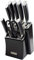 Rockingham Forge Equilibrium 9-Piece Kitchen Knife Block Set, Professional Stainless Steel Chefs Knives Selection