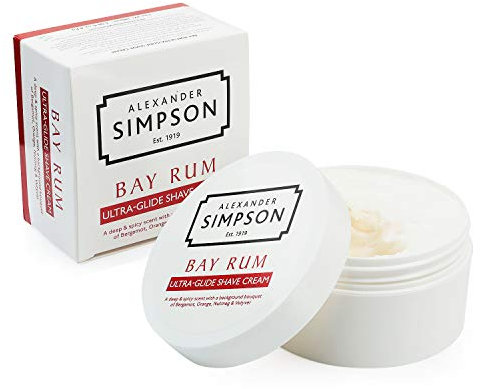 Simpsons Ultra-Glide Shaving Cream - Bay Rum 180ml
