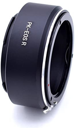 PK-EOS R Objektivadapter Adapterring auf für Pentax PK K Mount Objektiv Kompatibel für Canon EOS R-Mount Kamera EOS RF RP, PK to EOS R Lens Adapter