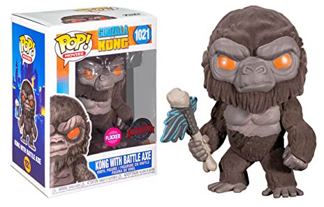 Godzilla vs. Kong - Kong With Battle Axe 1021 Special Edition Flocked - Funko Pop! - Vinyl Figur