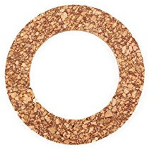 Manufaktur Martinshof Gummikork Dichtung für Tankdeckel Simson Mofa SR 1, Innendurchmesser: 23,00 mm, Außendurchmesser: 35,00 mm, Schwarz