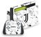 Head Case Designs Licenza Ufficiale Juventus Football Club Bianco Marmoreo Arte Vinile Sticker Gaming Pelle Adesivo Compatibile con Nintendo Switch OLED Bundle