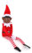 Elves Behavin' Badly 30,5 cm Elf of Color mit Vinyl-Gesicht und weichem Körper – Christmas Naughty Elf (Black ELF)