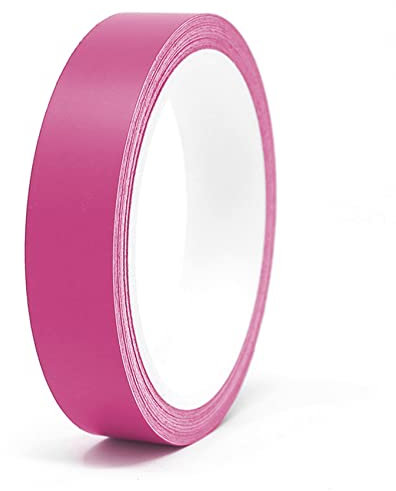 Finest Folia 10 Meter Matt Zierstreifen Auto LKW Motorrad Boot Modellbau Basteln DIY Deko Dekorstreifen Seitenstreifen Klebestreife selbstklebend (Pink matt, 9mm Breite)