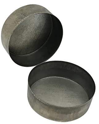 JIHUOO 30 Stück Teelichthalter Teelichthüllen Aluminium Kerzenhülle Teelichtdose Teelichtschale Kerzenhalter Kerzeneinsatz für Standard Teelichtkerzen