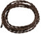 YOKIVE Torsadé Tissu Fil couvert, Fil avec Vintage Style Électrique Fil Remplacement, Super pour Maison, Bar, Fête, Restaurant (Foncé Marron, 9.8-Feet)