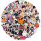 100 Pcs Anime Chainsaw Man Stickers for Laptop,Bumper,Skateboard,Water Bottles,Computer,Phone,Anime Sticker Pack for Kids/Teen