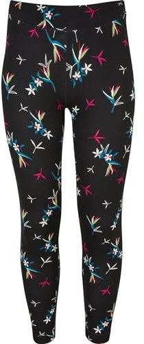 Urban Classics Mädchen Leggings Girls Soft AOP Leggings blacksoftflower 134/140